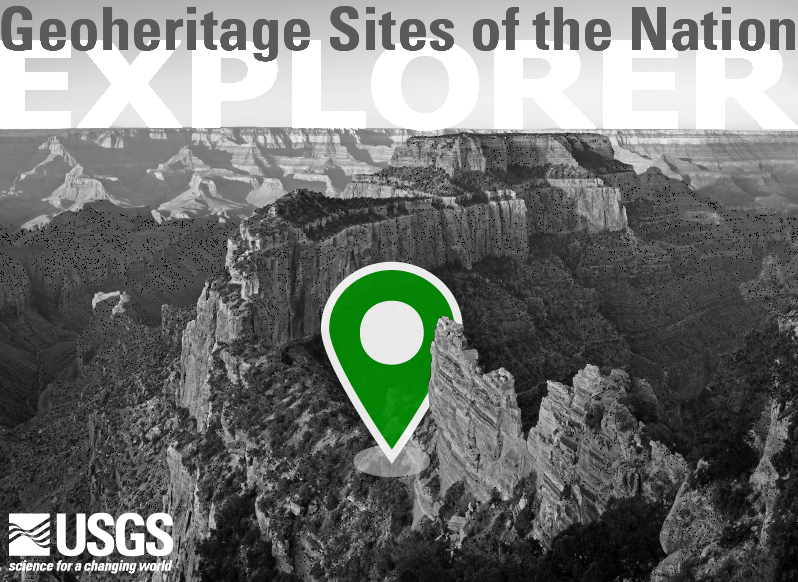 Splash screen showing application title and green Site pin on landscape
