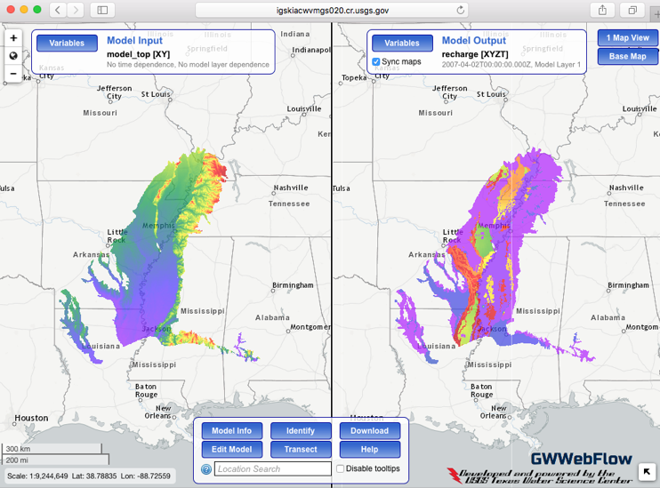 Groundwater web flow