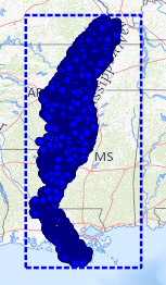Digital surfaces of the bottom altitude and thickness of the Mississippi River Valley alluvial aquifer and site data within the Mississippi Alluvial Plain project region