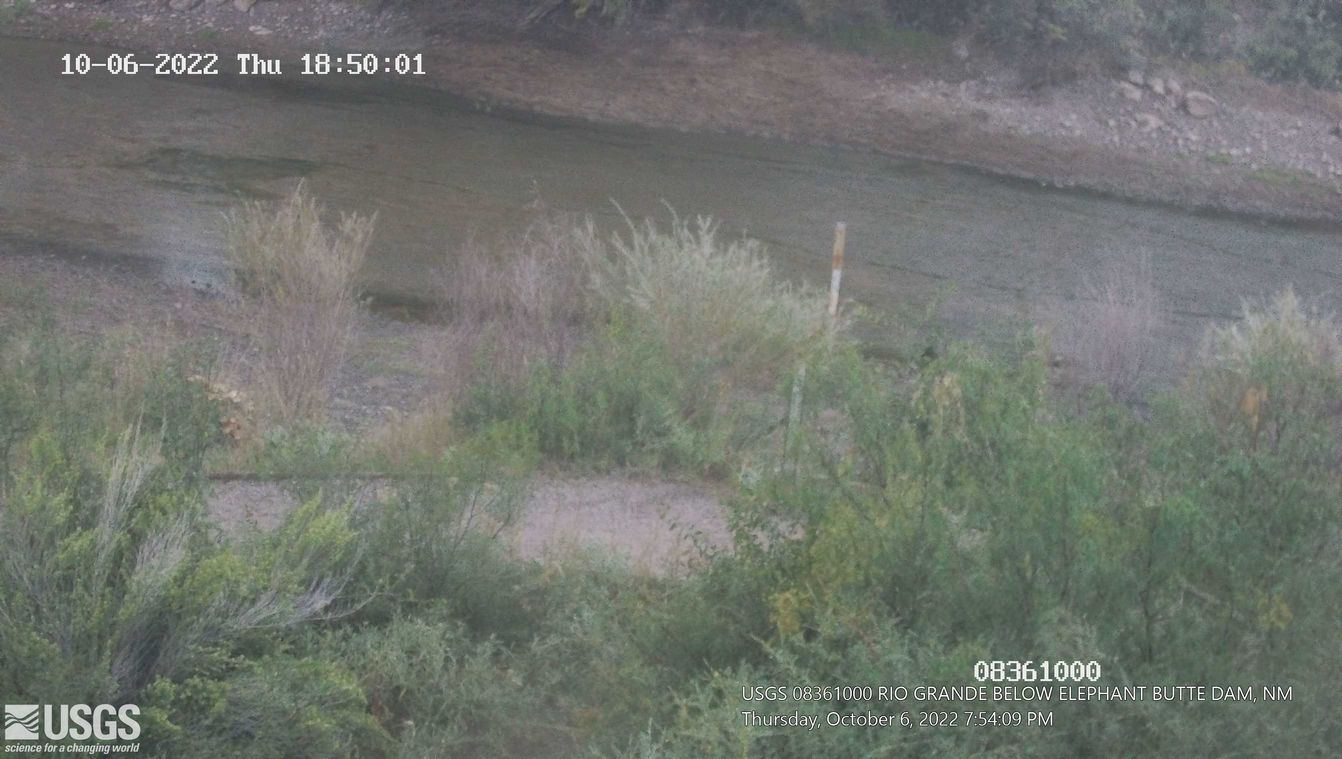 Rio Grande Webcam Below Elephant Butte Dam, NM